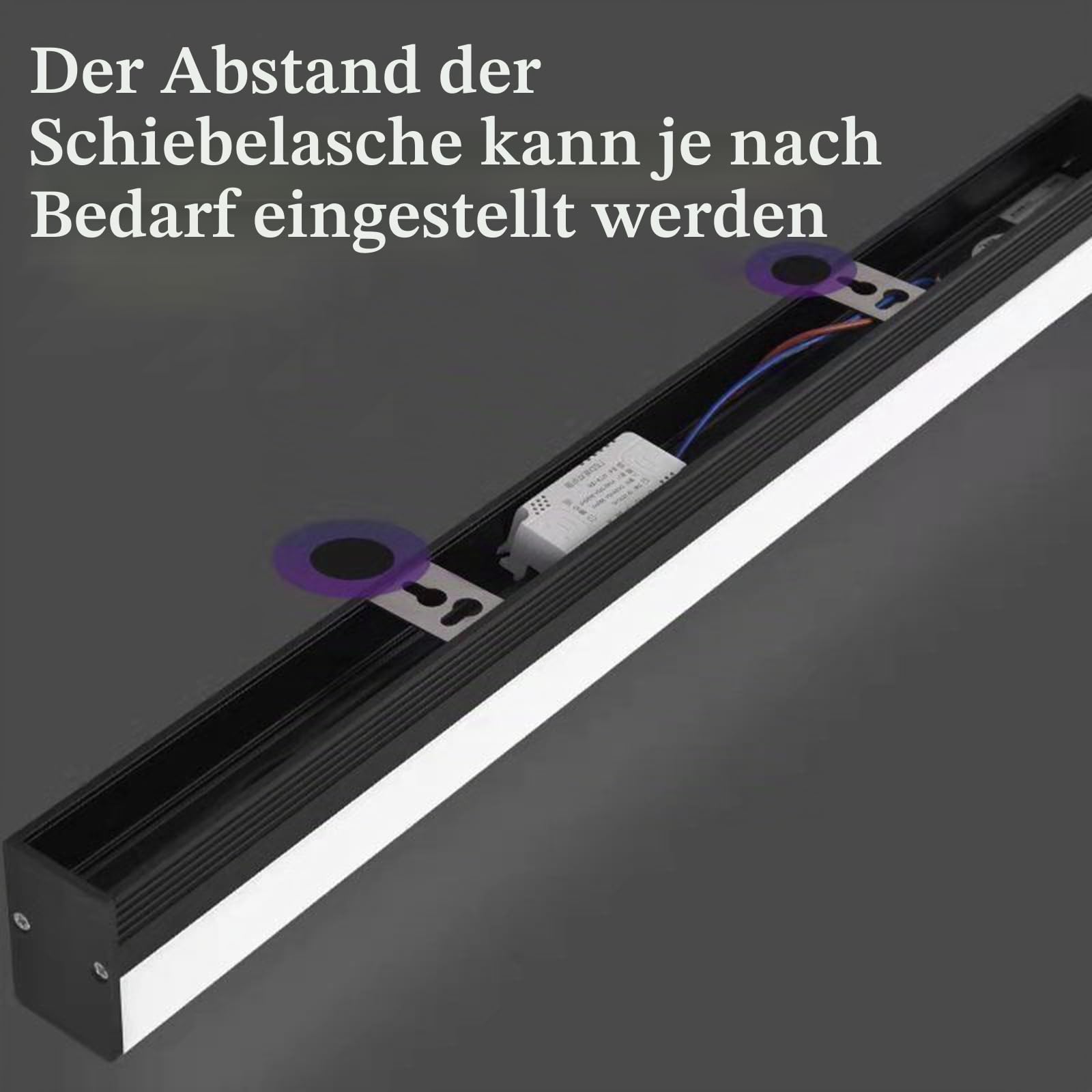 LED Spiegelleuchte Badezimmer IP44 Wasserdicht Wasserdicht Badleuchte Modern Wandleuchten Metall Aluminium Badschrank Küche Badezimmerschrank Spiegelleuchten 3000K/6500K (Silber Weißes Licht,100cm)