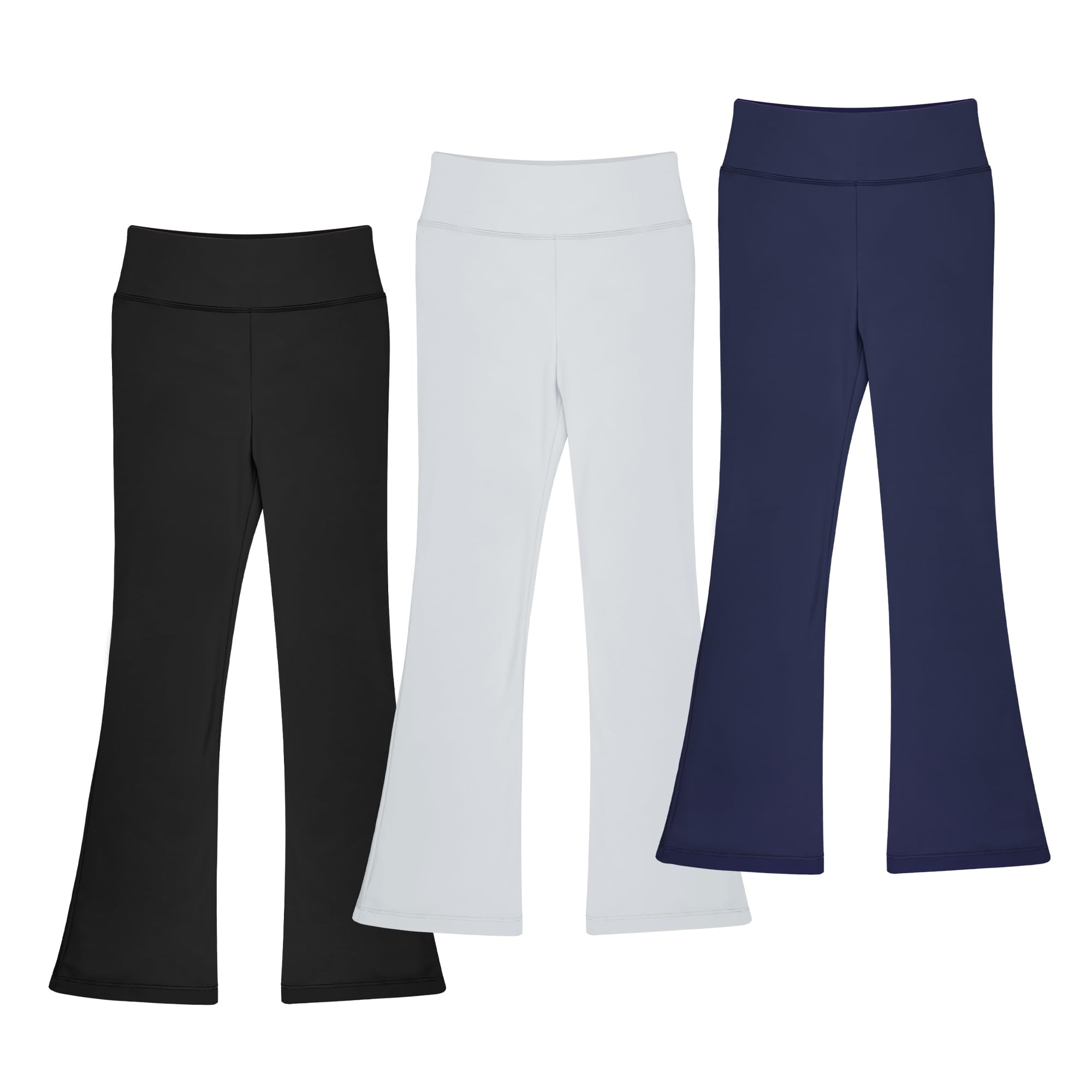 BIG ELEPHANT Schlagleggings für Mädchen, Bootcut-Yogahose für Kinder, Schlaghose mit hoher Taille für Tanztraining