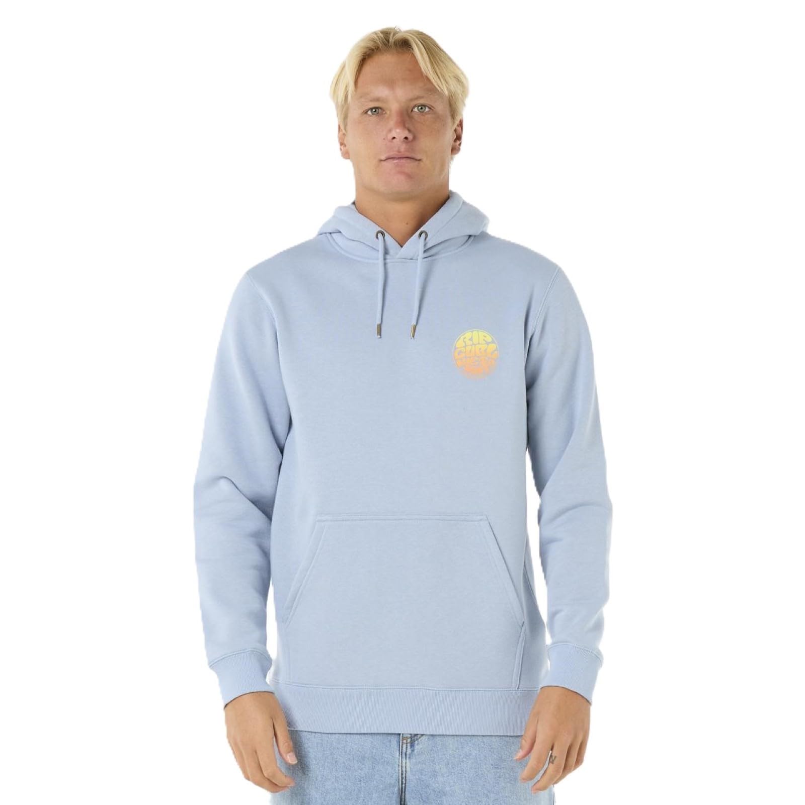 Rip Curl Men's Ice Blue Wetsuit Icon Sweatshirt Hoody Hoodie - Extra Large