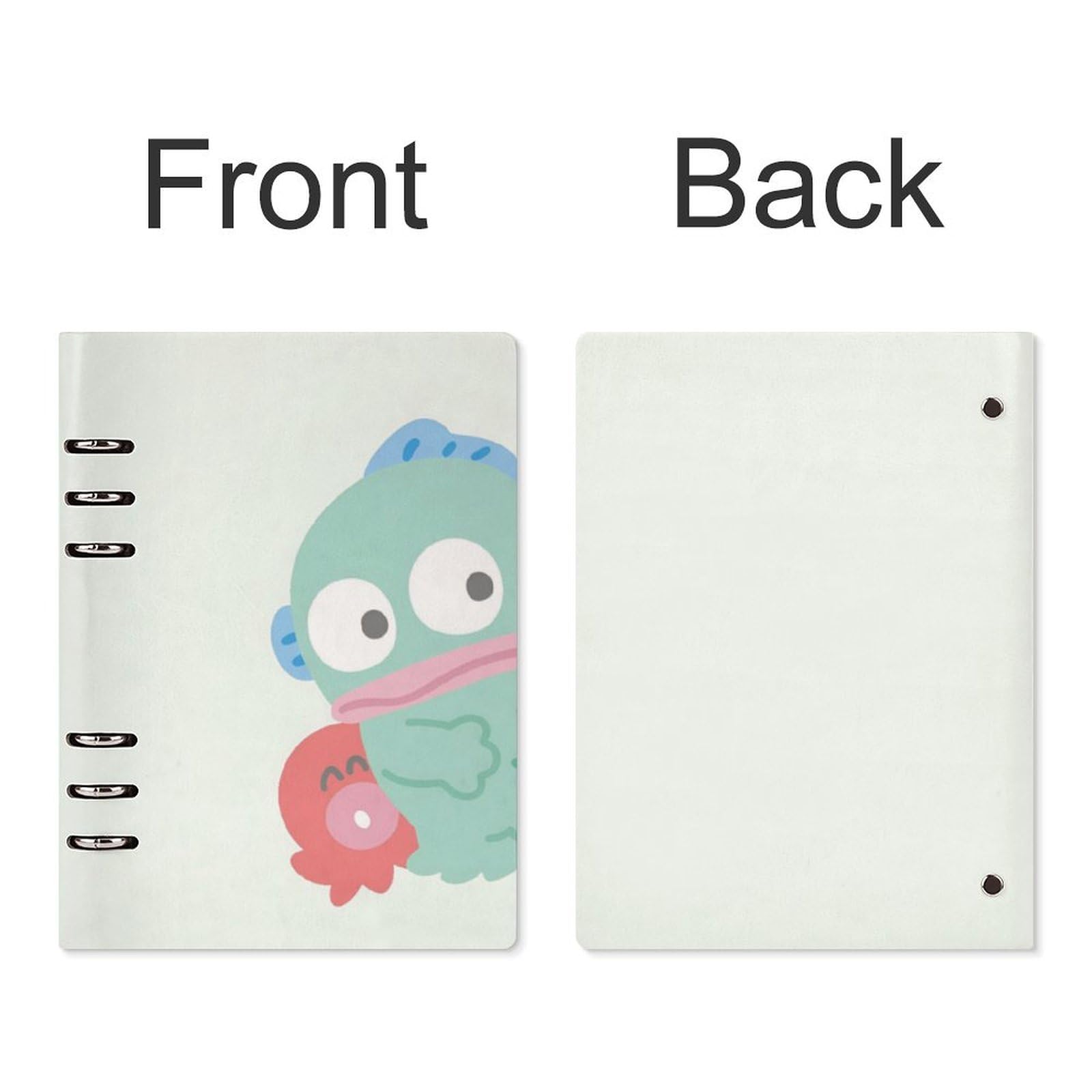 Amazon.co.jp: ハンギョドン システム手帳 PU ノートメモ帳 バインダー