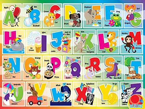 Masterpieces Puzzle de Piso de 24 Piezas con Sonidos del Alfabeto para Niños 18"x24" miniatura 2