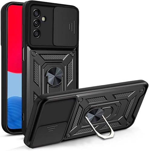 Para Samsung Galaxy A13 5G Caso Caja Del Teléfono Con Protector De Pantalla Para Samsung Galaxy A13 5G - Negro disponible en Yaxa El Salvador