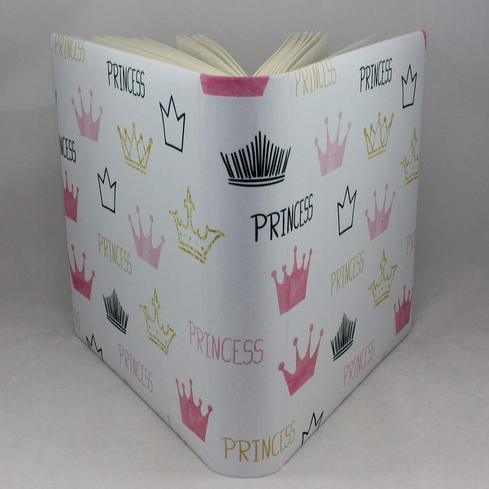 Álbum de fotos Princess con pretexto para niños, álbum infantil para niños, con coronas para princesas