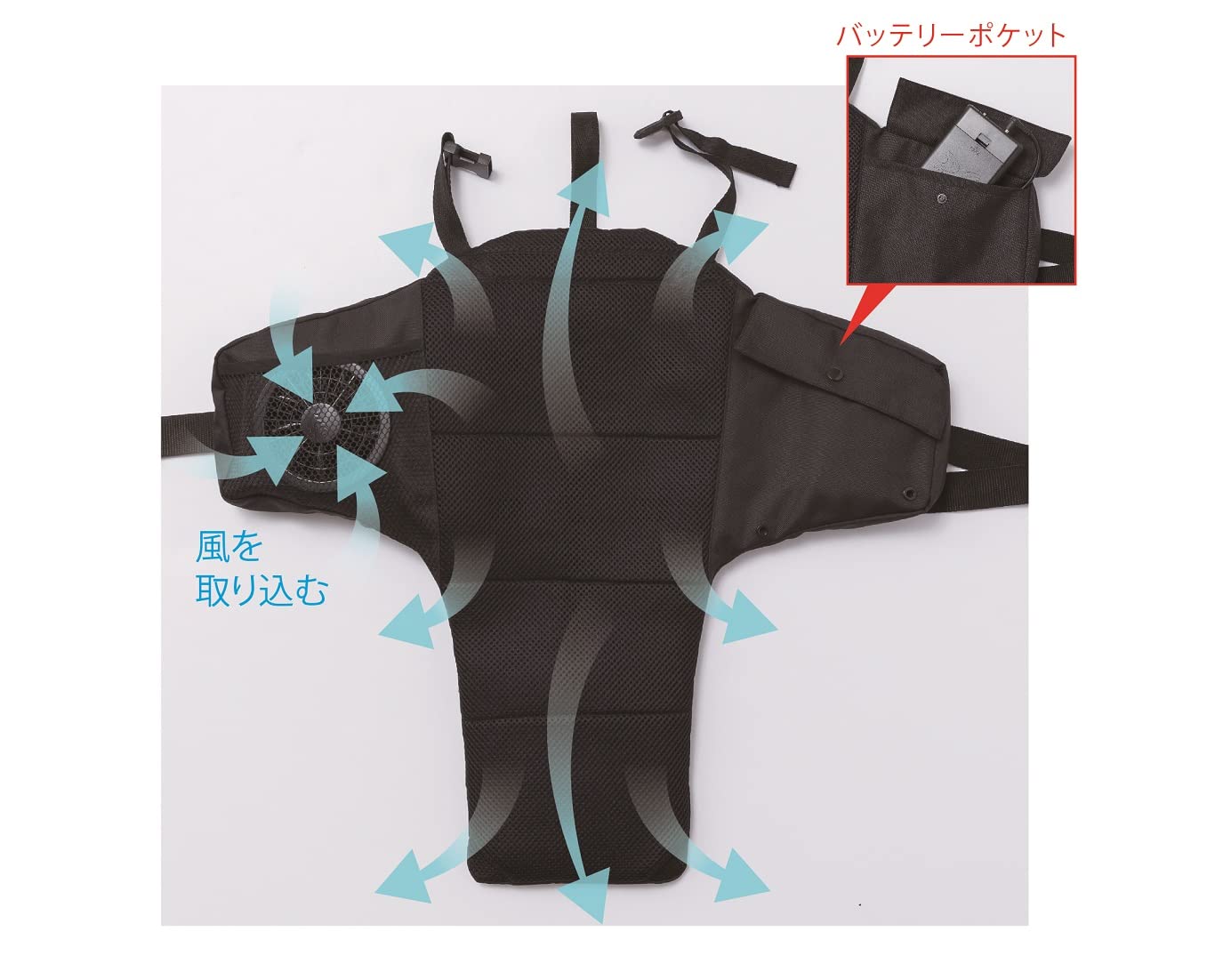 Amazon.co.jp: 空調服 空調リュック COOL PACK お手持ちのリュックに