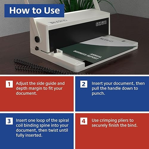 Miniatura 5 de Máquina de encuadernación espiral TruBind TB-S20 TB-S20