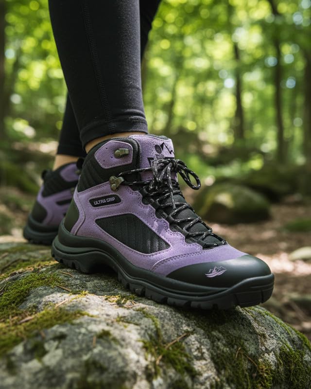 Image of Bacca Bucci Frontier Women's Hiking & Trekking Boots | Lightweight Textile Upper | High Grip Outdoor Trail Shoes for Women