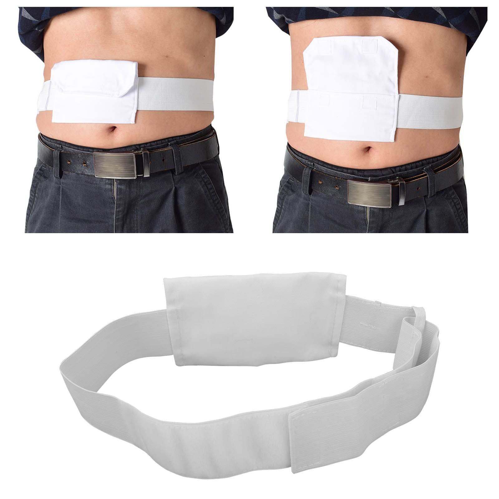 Cinturón de Diálisis Peritoneal Estuche de Cintura para Diálisis Peritoneal Correa de Diálisis Peritoneal Ajustable para Tubo G, Tubos de Alimentación Médica