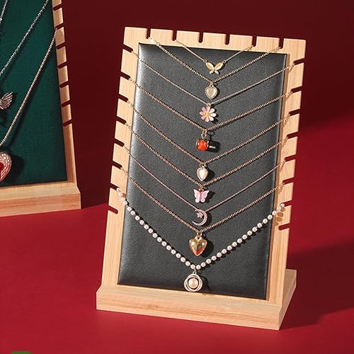 Miniatura 2 de LOARNIEA Soportes de exhibición de collar para la venta de soporte de collar collar de exhibición de almacenamiento de joyería de almacenamiento