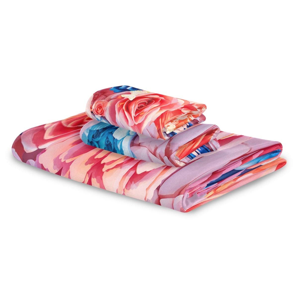 Etérea Carli Frottee Handtücher Set - 100% Baumwolle - Oekotex 500 GSM - 6 TLG - 2X Duschtuch