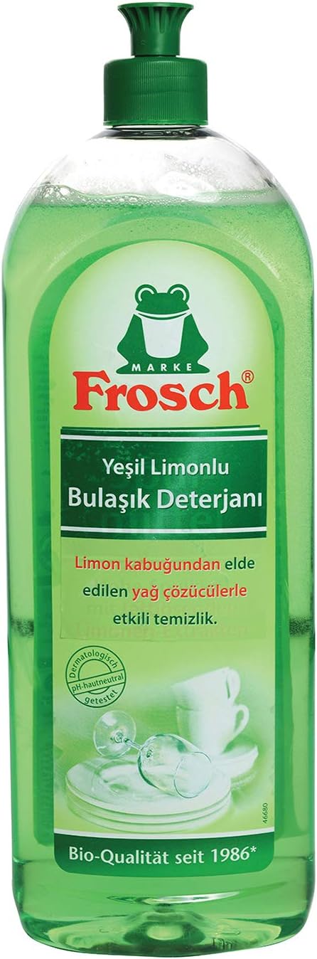 Frosch Yeşil Limonlu Bulaşık Deterjanı (1 x 750 mL)