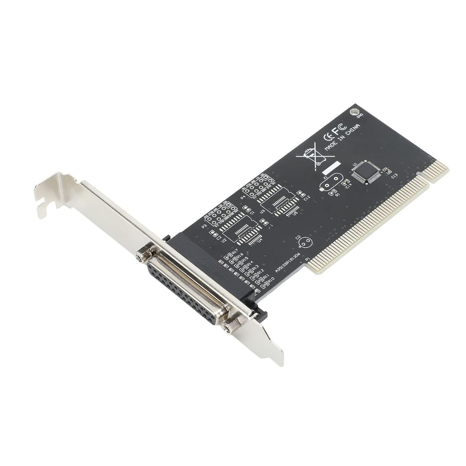 PCI Parallel Port Card, EVTSCAN PCI Parallel Port Card Automatic Assignment 32 Bit Bus Design PCI Card for Engraver Printer