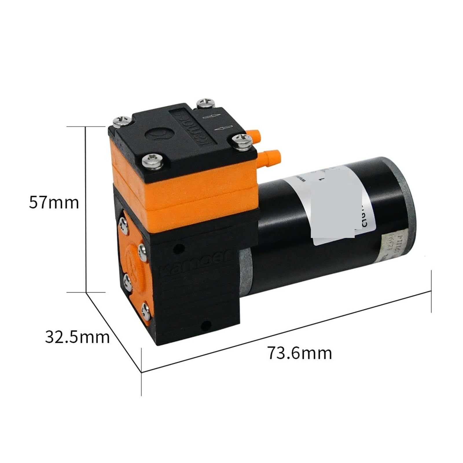 Machine de remplissage de liquide 400ml/min KLP01-E pompe à membrane 24V 12V DC moteur liquide presuure 0.2Mpa pompe auto-amorçante à tête unique for laboratoire et jet d'encre