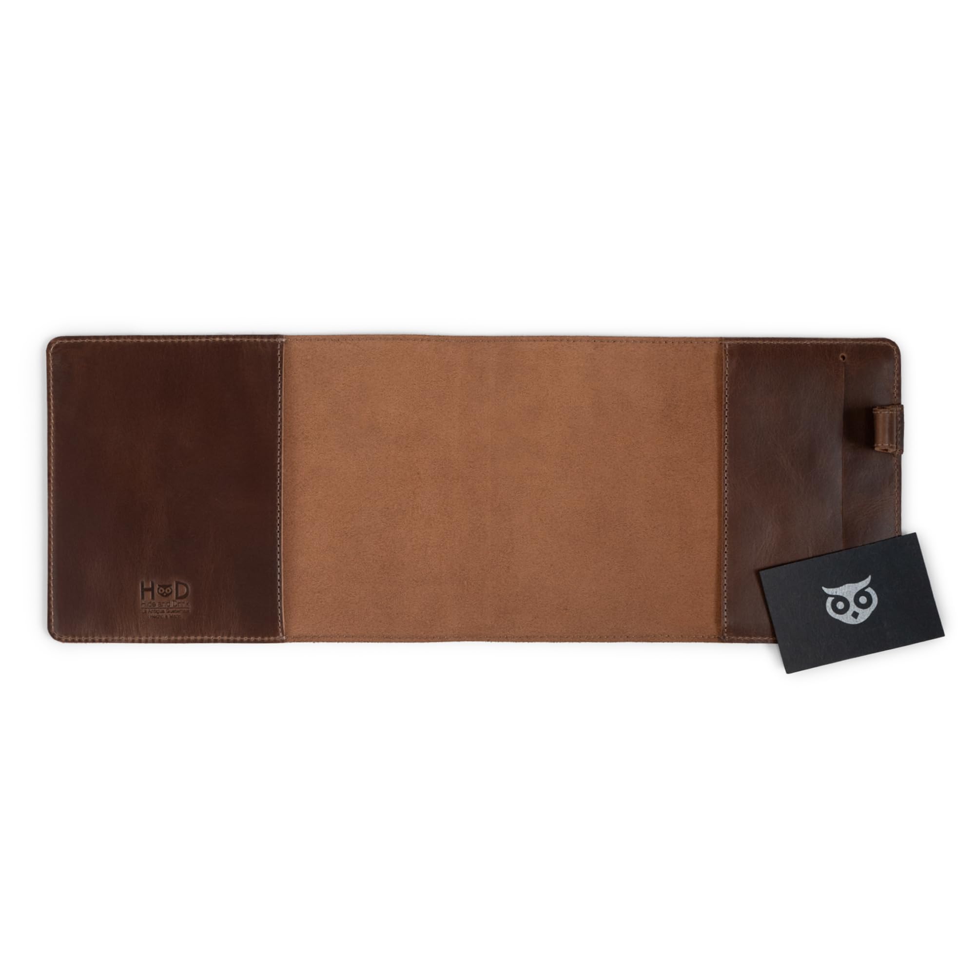 Hide & Drink, Leather Journal Cover for Leuchtturm1917 Sketchbook Hardcover A5 Medium Size (145 x 210 mm), Refillable Notebook Case with Pen Slot, Holder for Journals, (Notebook not included)