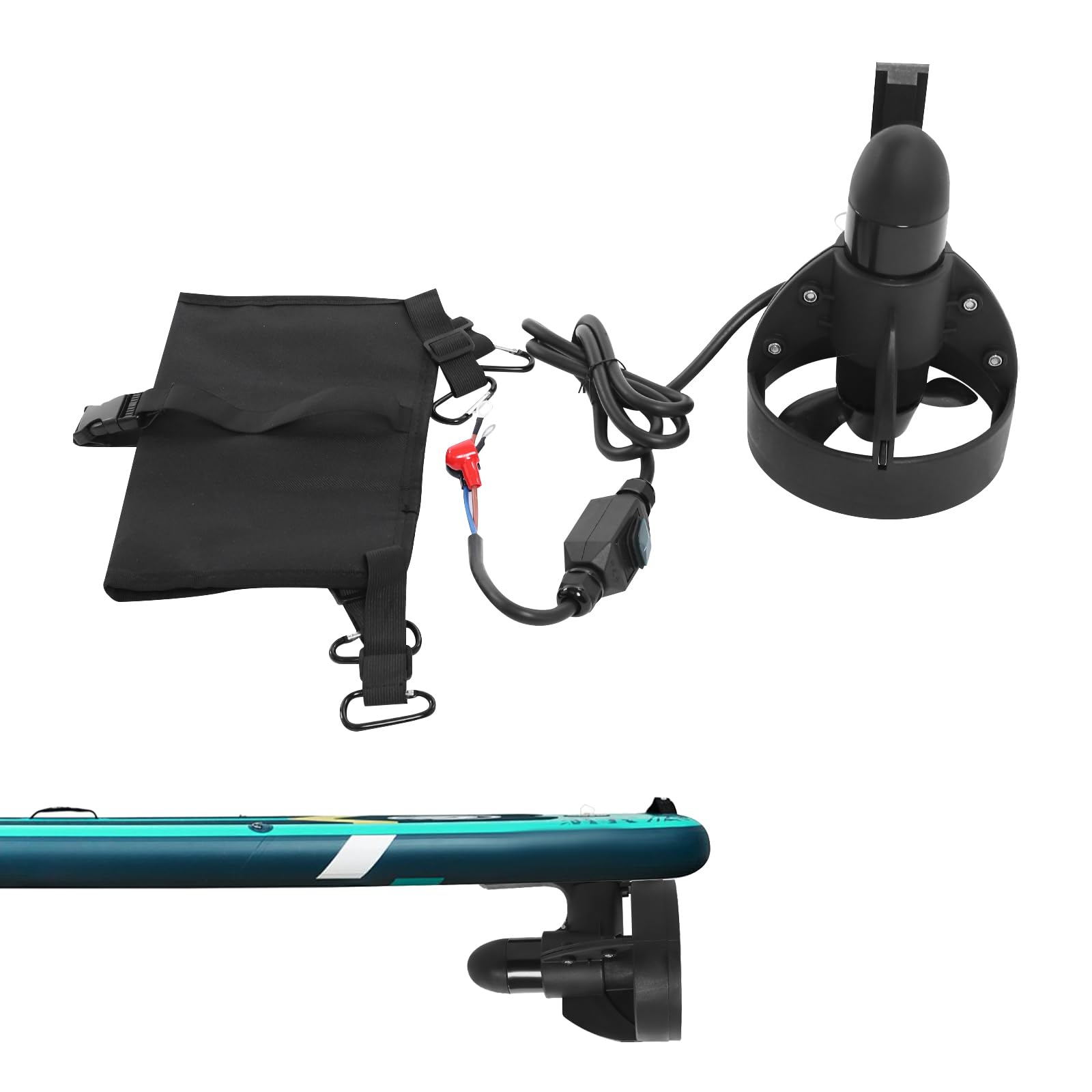 Thruster subacqueo per tavole da surf, propulsione elettrica subacquea, sistema di propulsione, propulsione a vite, kit di thruster subacqueo, per paddle board, tavole da surf, ecc
