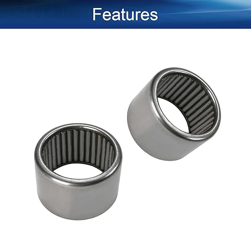 Miniatura 3 de Bettomshin 2 rodamientos de agujas B2420, diámetro de 1-12 pulgadas, diámetro exterior de 1-78 pulgadas, diámetro exterior de 1-14 pulgadas de