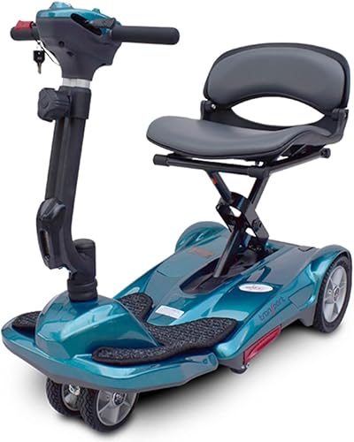 EV Rider Transport M EZ (Easy Move) S19M Fold - Scooter eléctrico plegable manual para adultos, personas mayores, discapacitados, peso ligero, para