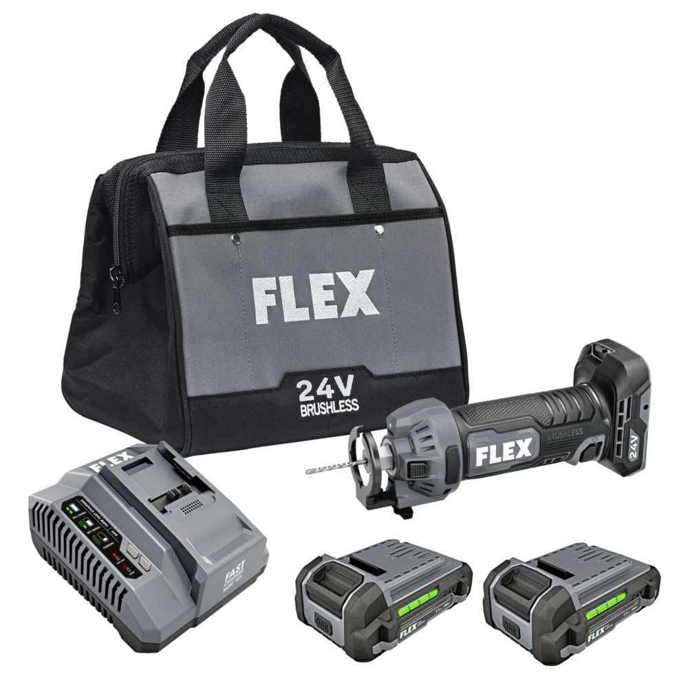 ふつーのたろ Amazon.com: FLEX 24V Brushless Cordless Drywall Cut Out Tool