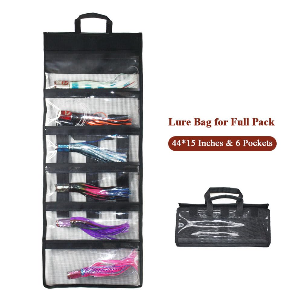 6 PCS Pre-Rigged Resin Trolling Lures 12