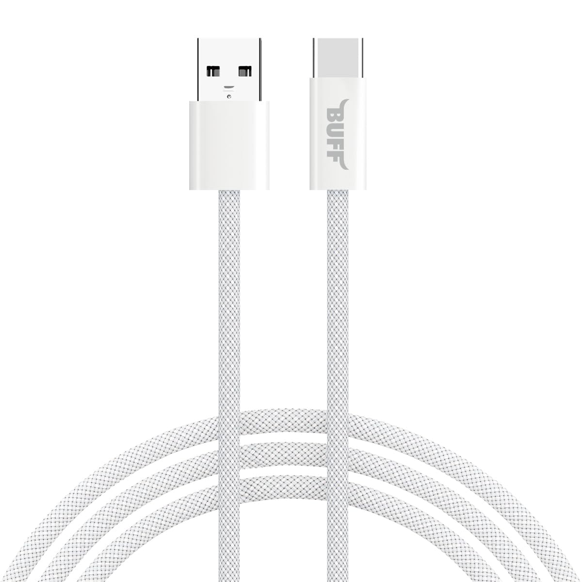 BUFF LABS BL74 Örgülü 3A 1.2M Data ve Şarj Kablosu, Bükülmeye Dayanıklı, Hızlı Şarj (USB Type-C)