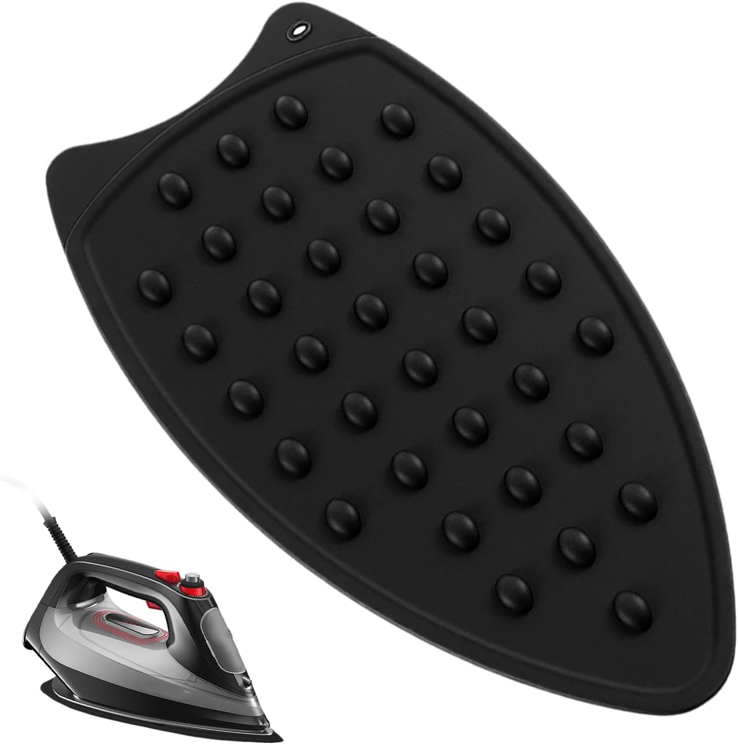 JOYUS Silicone Iron Rest Pad Heat Resistant (Up to 230°C) | Non-Slip Stand Mat | Waterproof, Foldable Ironing Pad for Table & Board | Protect Surfaces from Hot Iron (Pack of 1)-image-33