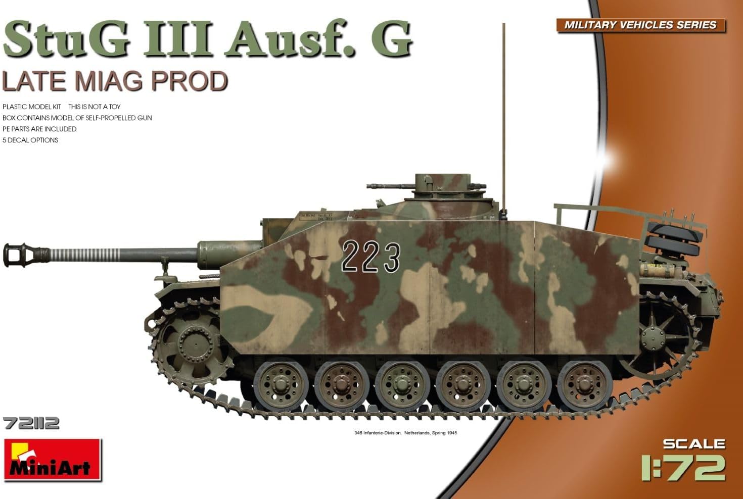 Mini Art MA72112 1/72 III Assault Gun G Type Late Model by Miag