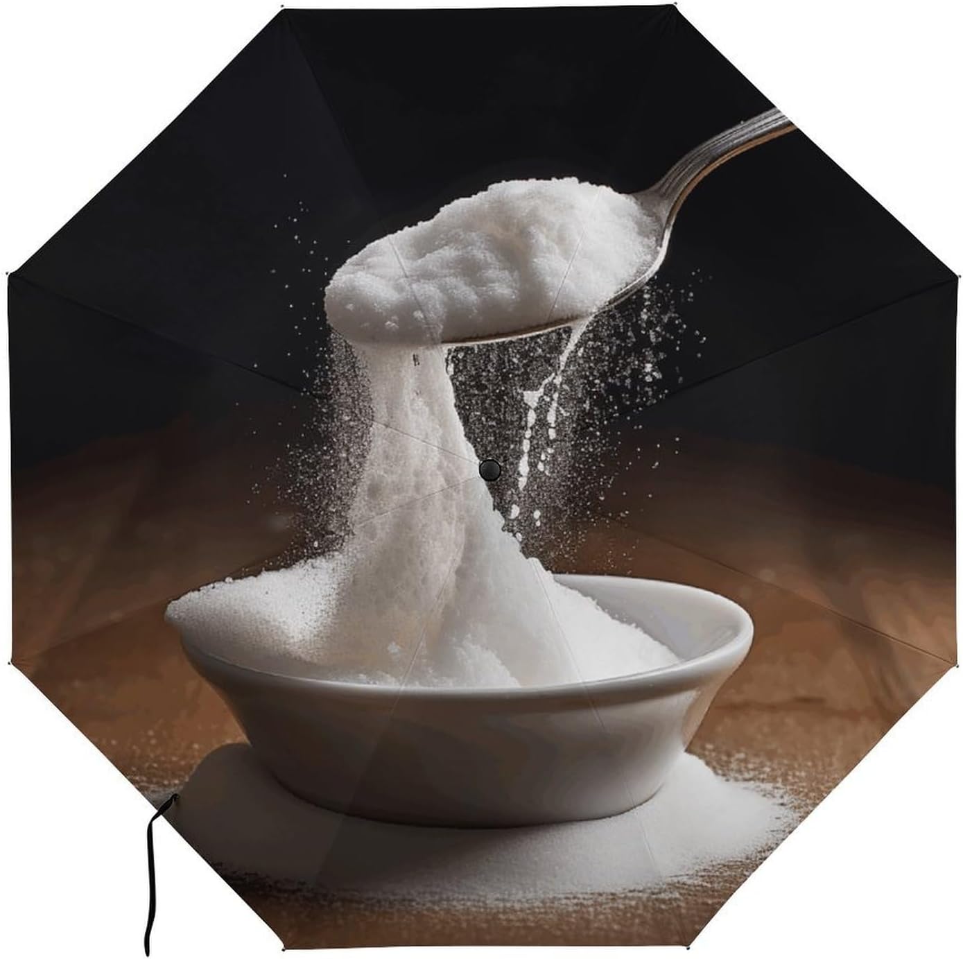 Sugar And Spoon Umbrella Extra Large Folding, Travel Umbrella Windproof, Compact, Golf Umbrella With Unique Patterns, Fashionable And Beautiful for Men And Women.