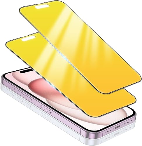 Paquete de 2 protectores de pantalla de privacidad para iPhone 14 ProiPhone 15, degradado, colorido, 25, vidrio templado antiespía antiluz azul,