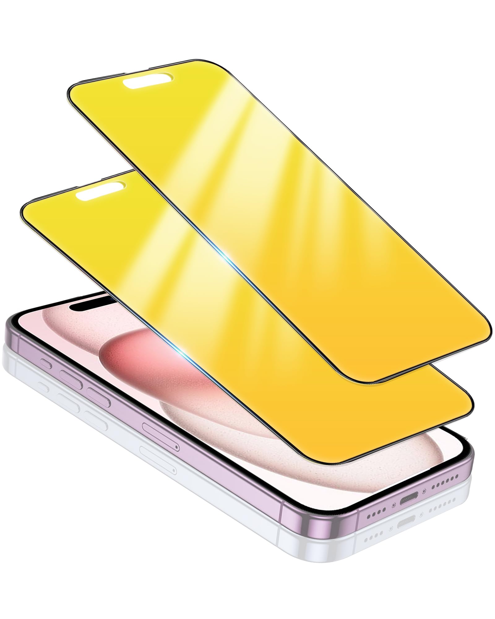 2 Pack Privacy Screen Protector for iPhone 14 Pro/iPhone 15