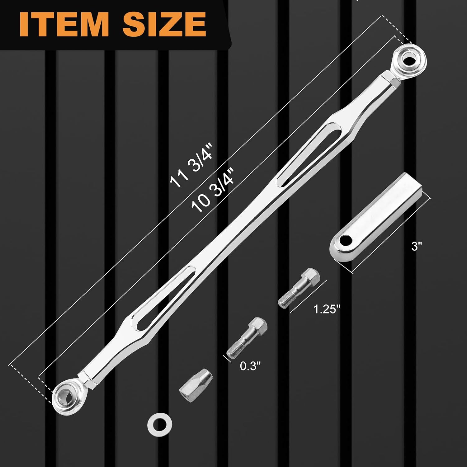 Chrome Shift Linkage, Compatible for Harley Davidson Touring 1986-Later Road King, Road Glide, Electra Glide, Tri Glide, Softail