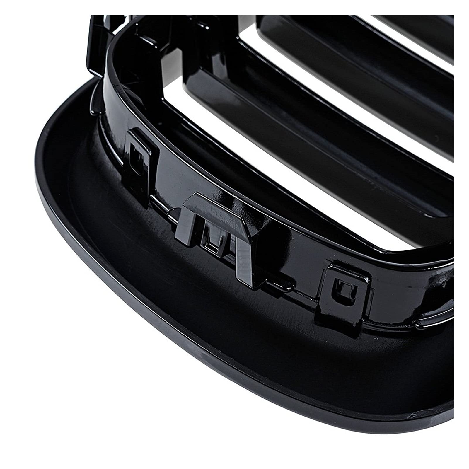 Front Nier Grille Grill, Paar Gloss Zwarte Voorbumper Hood Nier Grille Grill Vervanging voor BM-W X serie X5 F15 2013-2017, X6 F16 2014-2017, X5M F85 2014-2019, X6M F86 2014-2019