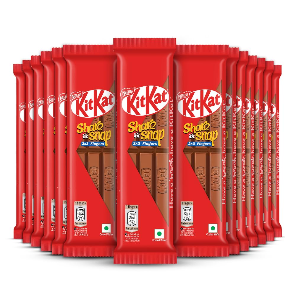 KitKat, Share & Snap 2×3 Fingers, 57g each, (Pack of 14), 798g, Box (B08P5T2LZY) Amazon Price History, Amazon Price Tracker