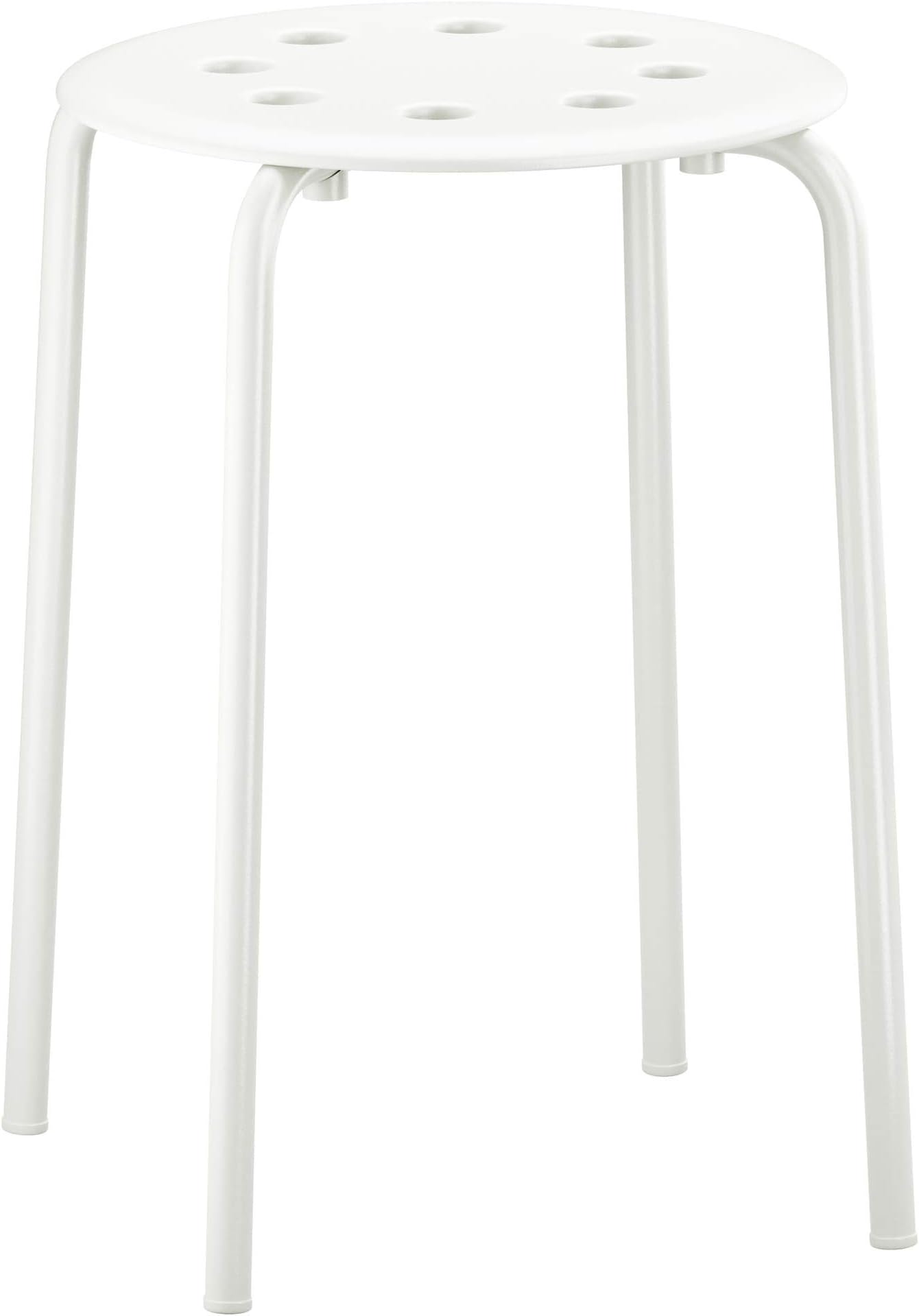 Marius Stool, White(Iron) - 40 Cm, 7 Cm