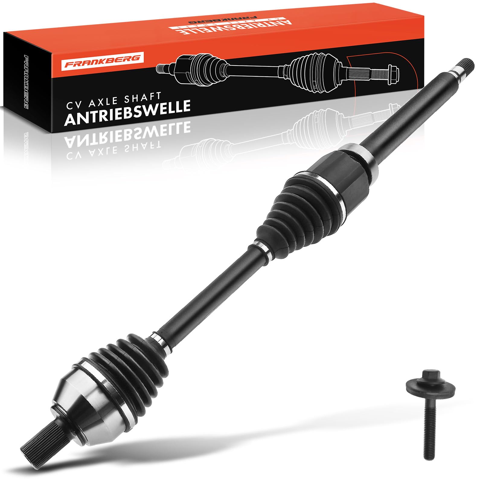 Frankberg Antriebswelle Achswelle Automatikgetriebe Vorderachse Rechts Kompatibel mit Galaxy WA6 Galaxy MK II Van WA6 Mondeo IV BA7 S-Max WA6 Replace# AG913B436JC