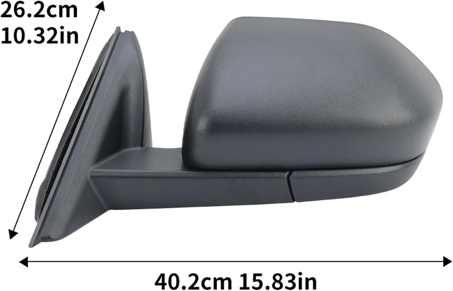 5 Pins Rearview Mirror Assembly For Ford Explorer 2020-2025 US Version Textured Black Manual Folding Blind Spot Car Accessories(1pc left)