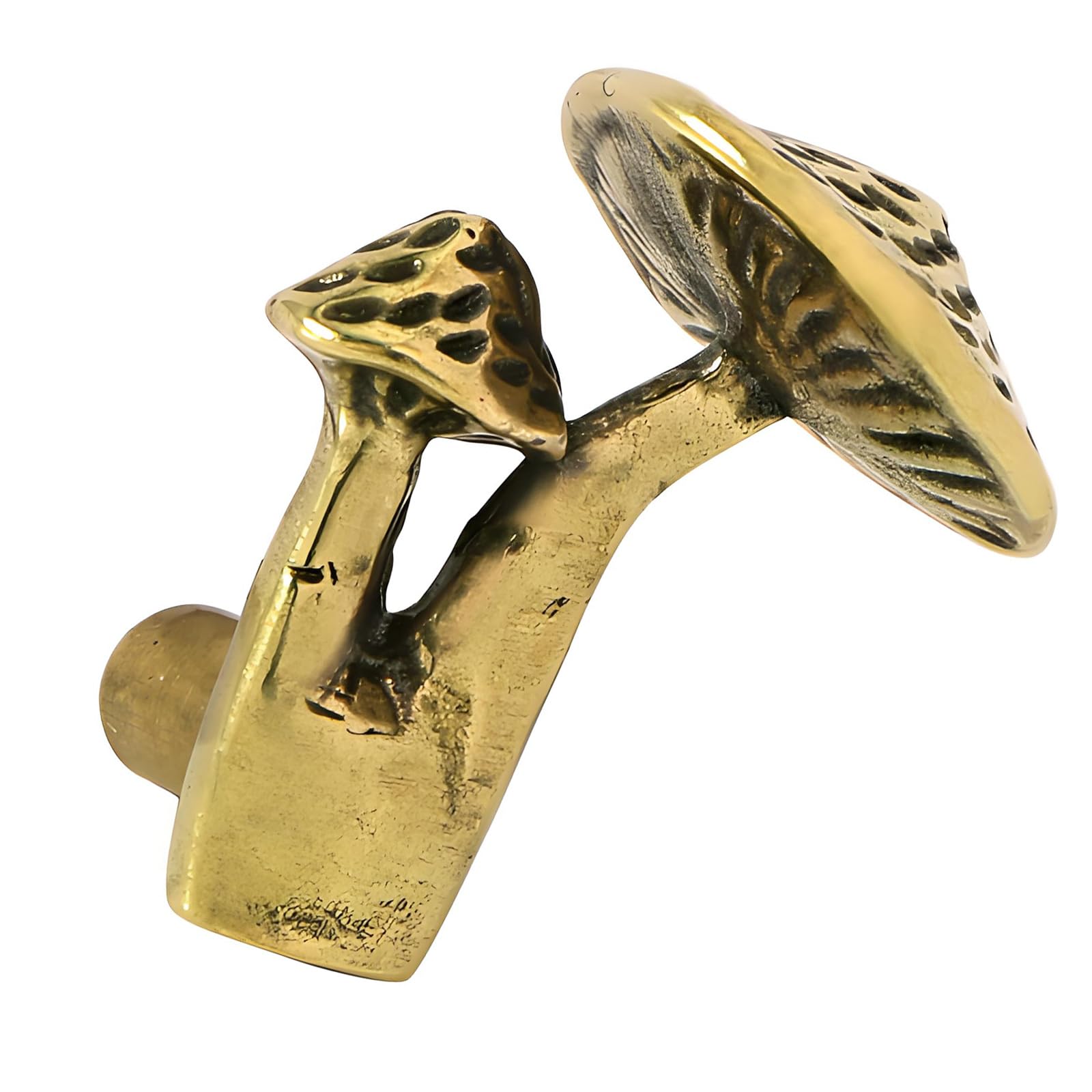 Shurhome Stylish Mushroom Styles Door Handle Retros Single Cupboard Handle Furniture Hardware Mushroom Drawer Knobs Cabinet Pull