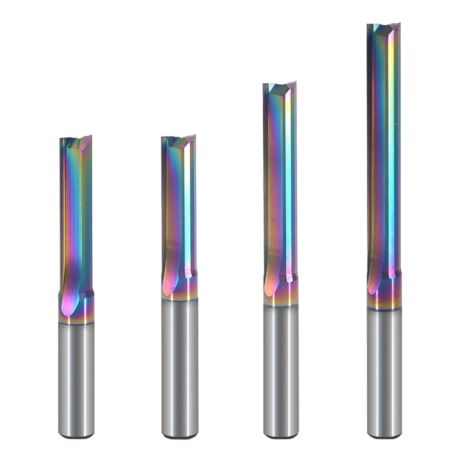 10 Stücke 3,175/4/5/6/8mm Schaft 2 Flöten Beschichtung Gerade Schlitz Fräser CNC Zwei Dimension Schneidwerkzeuge Fräser Holzbearbeitung Schaftfräser(8.0x42x80L)