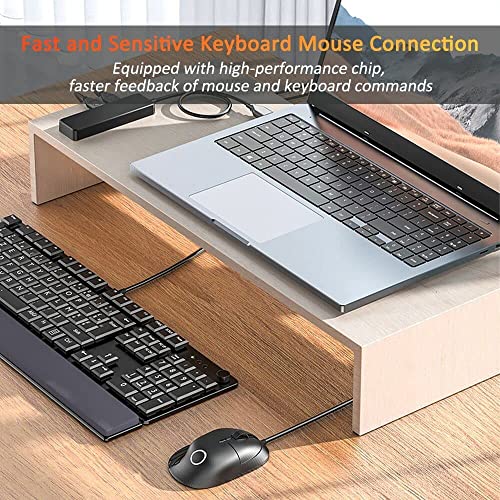 USB 3.0 Hub, VIENON 4-Port USB Hub USB Splitter USB Expander for Laptop, Xbox, Flash Drive, HDD, Console, Printer, Camera,Keyborad, Mouse - Image 5