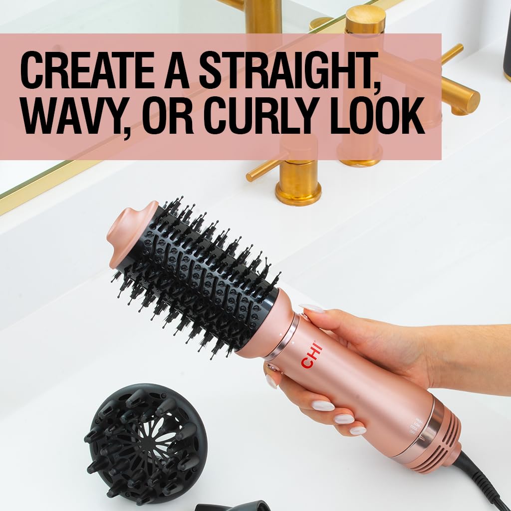 Chi Rose Gold Hair Dryer Brush CHI - Brandclub - CHI Luxury Rose Gold Series Heated  main image 3