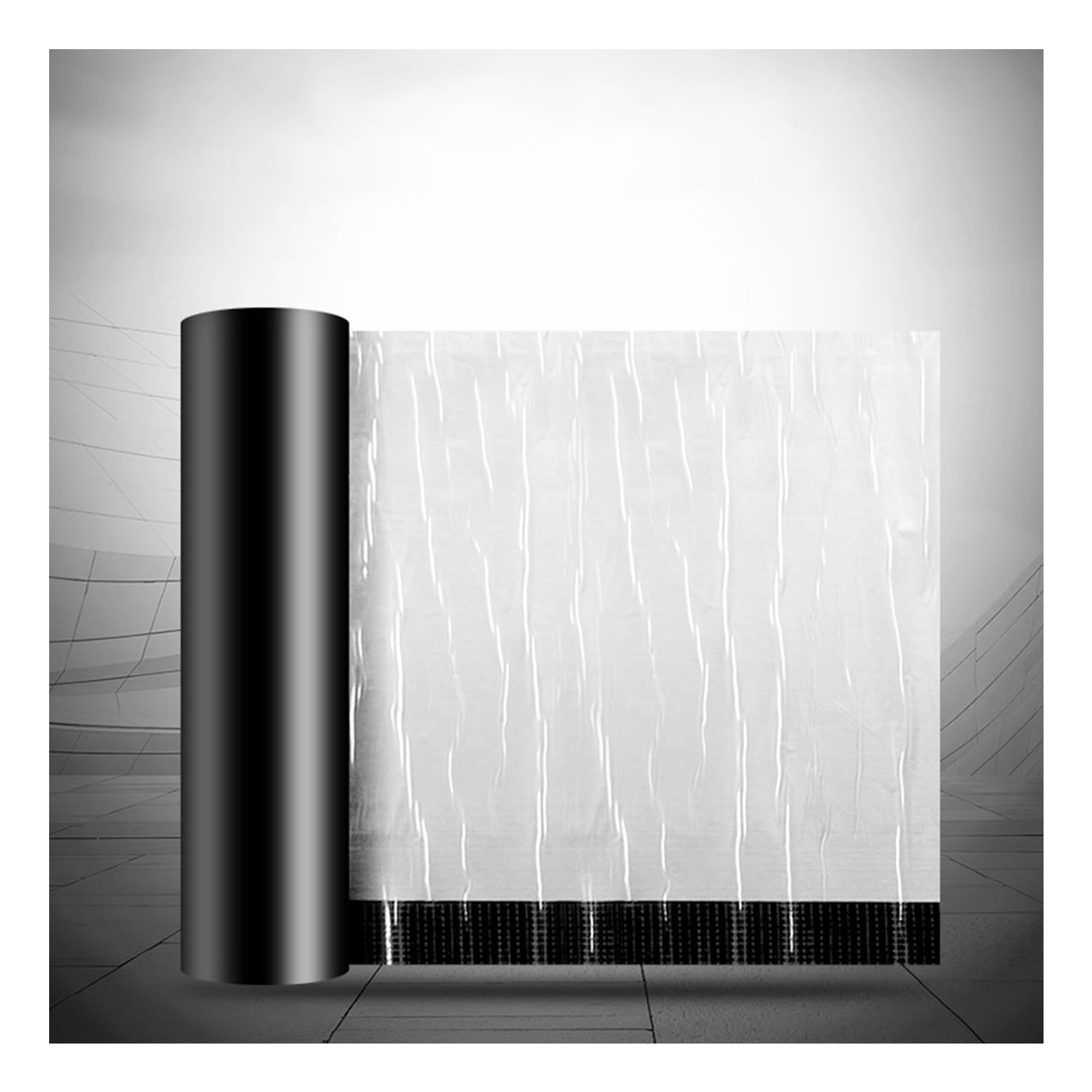Zhengqian One Color Sbs Modified Bitumen Waterproofing Membrane Roll,Roof Sealant Tape,Weatherproof Sealing Membrane,1.2/1.5/2Mm Thickness,Insulation And Waterproofing For Leak Repair(Thk1.2mm/W0.2*L10m)