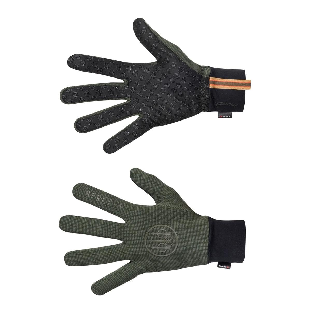 Beretta Brown Hardface Gloves Green Moss
