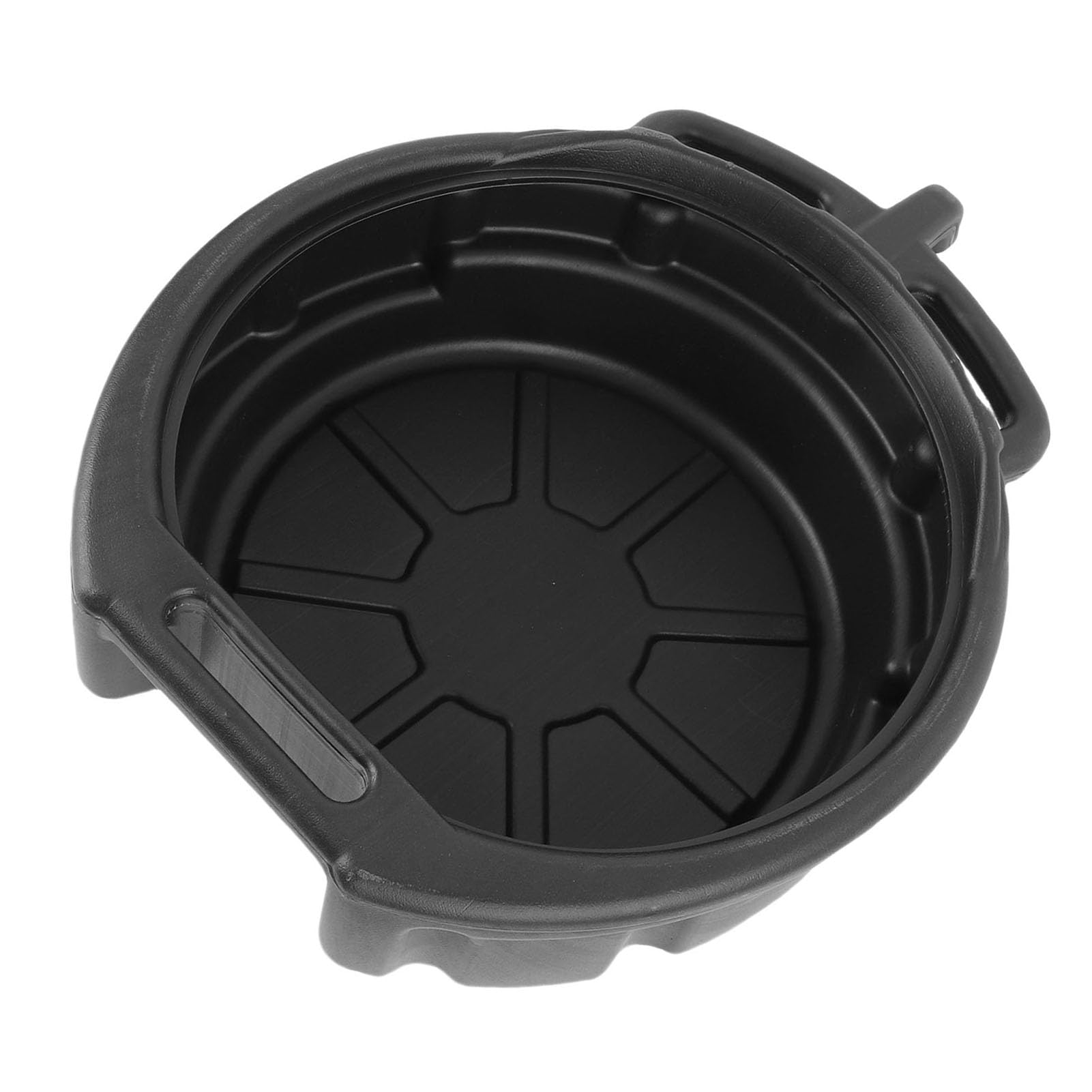 Tbest Drain Padella Olio 10 Litri in Plastica Nera Anti Splashing Motore Drip Catcher per Negozio di Lavoro Domestico