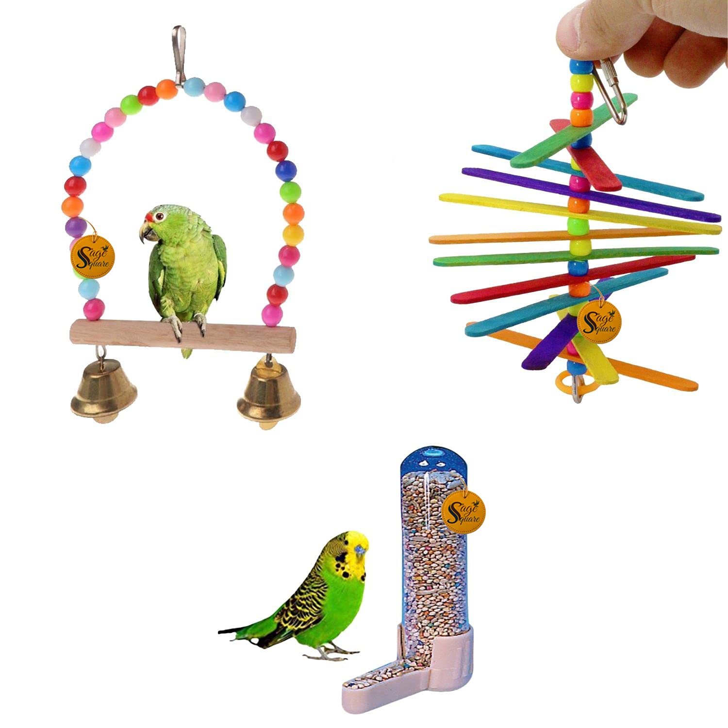 See full amazon price history chart for Sage Square Wooden Bird Toys Combo - Enhance Your Birds Playtime with Engaging Toys Wooden Bird Toys Combo by Sage Square - Safe and Durable Entertainment,Provide Relaxation and Exercise. Sage Square Wooden Bird Toys Combo - Enhance Your Birds Playtime with Engaging Toys Wooden Bird Toys Combo by Sage Square - Safe and Durable Entertainment,Provide Relaxation and Exercise. (B096VXMC41) Amazon Price History, Amazon Price Tracker