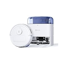 ECOVACS DEEBOT MINI Robot Aspirapolvere Lavapavimenti, 9000Pa, ZeroTangle 2.0, TrueMapping 2.0, Asciugatura ad Aria Calda 45°C, Svuotamento Automatico, Lavaggio Profondo Intelligente, Blu
