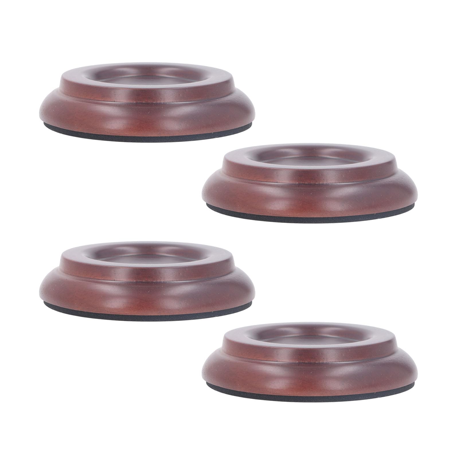 Protector de Piso de Piano, Rollo de Piano Antivibración Antideslizante de 4 Piezas para Camas (Haya, EVA 2)