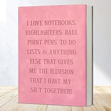 Funny Office Notebook for Work to Do List Journal Humorous Gift for Coworker Colleague Friend-Pink