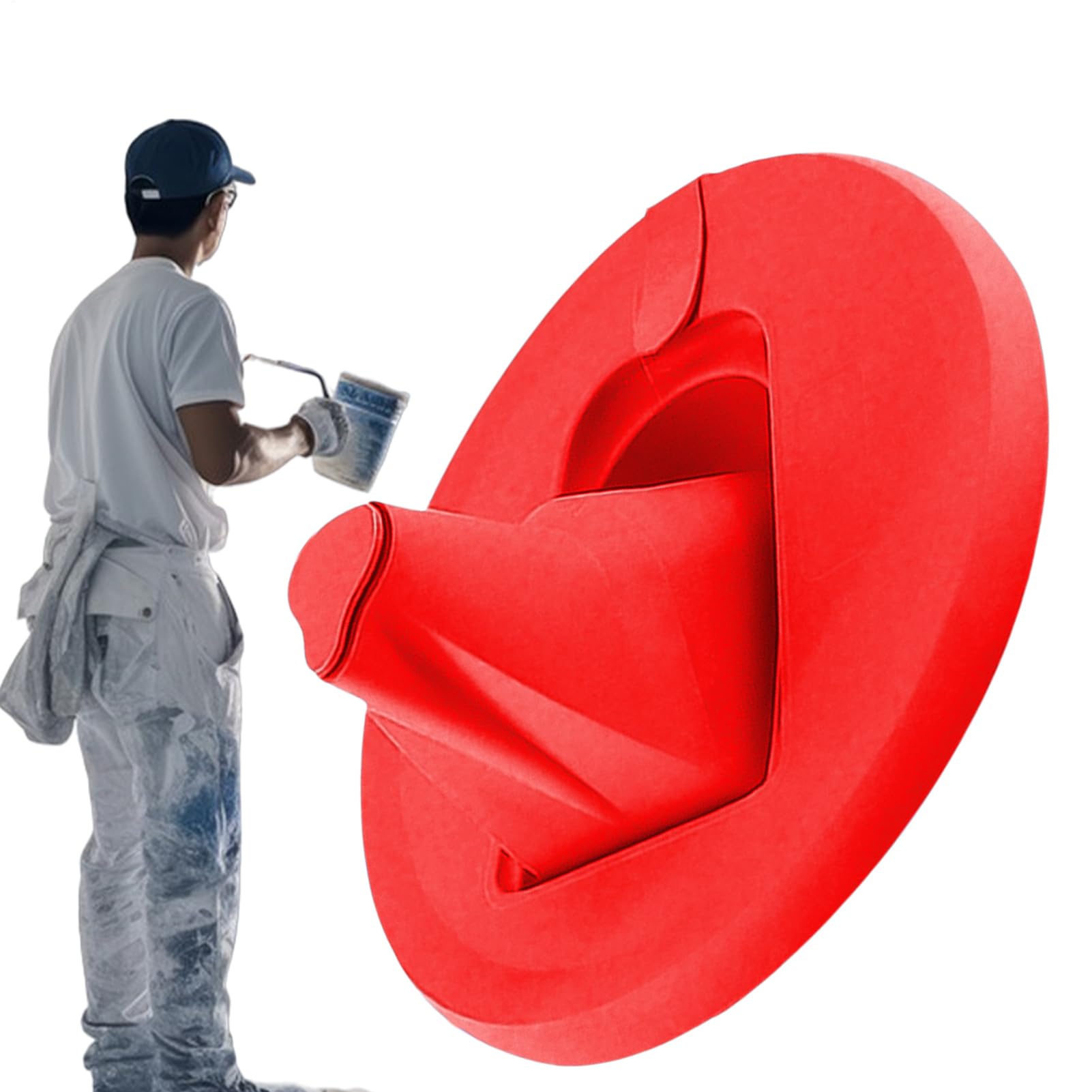 Coperchio versatore per barattolo di vernice – Beccuccio a prova di perdite, strumento a flusso controllato, accessorio antispruzzi, dispositivo di versamento facile con design pieghevole | Coperchio