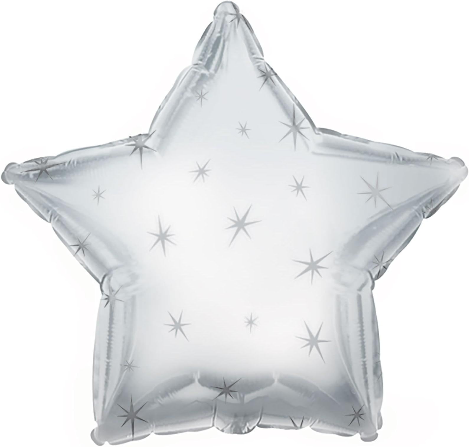 CTI C814883 Silver Star Foil Balloon-1 Pc