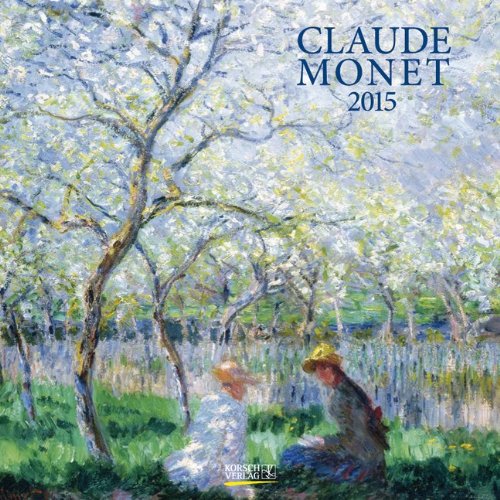 Claude Monet 2015: Broschürenkalender mit Ferienterminen