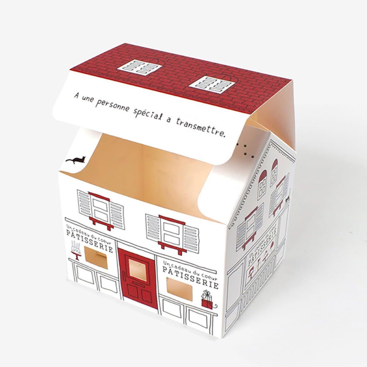 Parliky Geschenkboxen im Nordischen Stil aus Weißem Karton in Hausform 20 Stück Kreative Süßigkeiten und Keksverpackung für Besondere Anlässe
