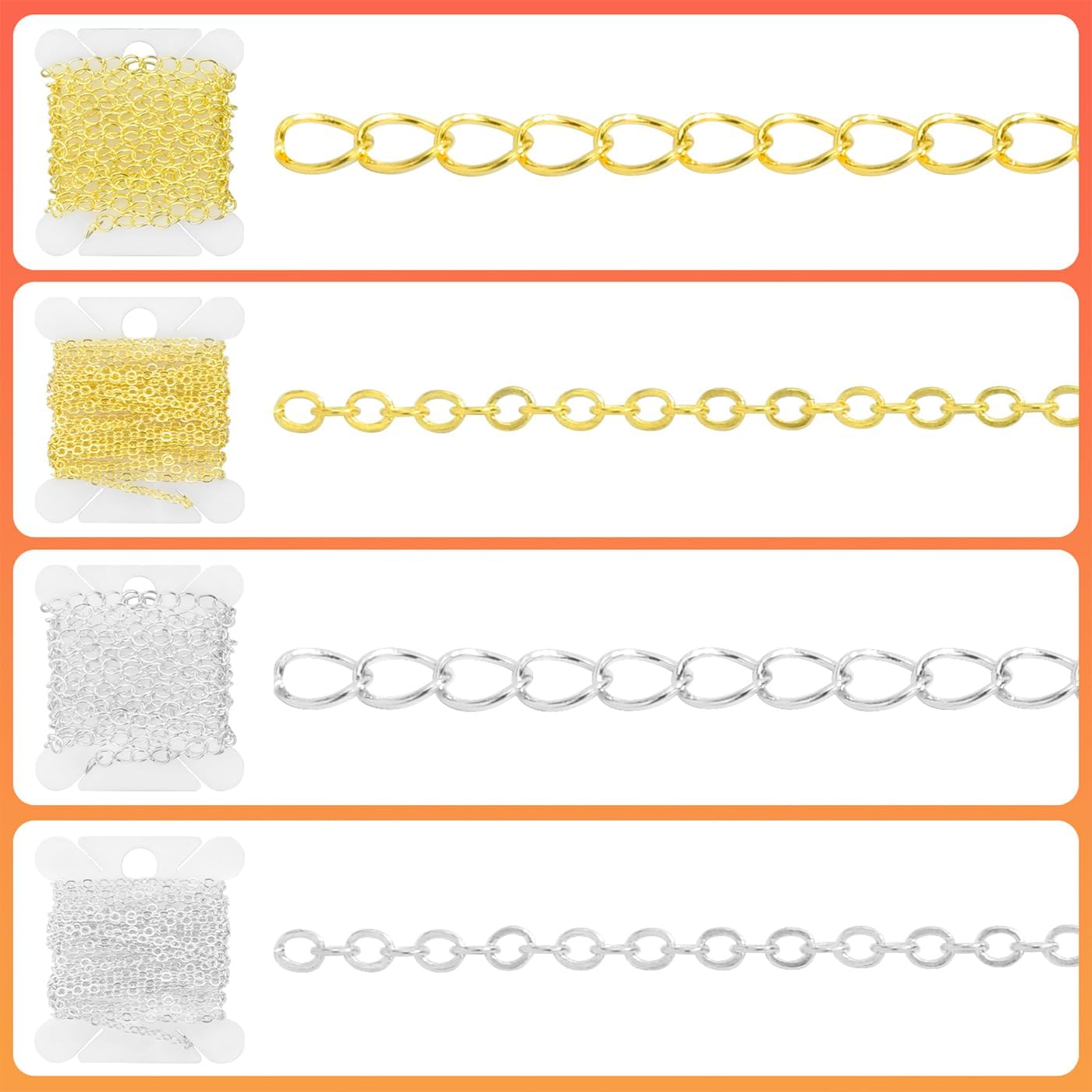 Jewelry Making Supplies for Adults, Permanent Jewelry Starter Kit with Tools,4 Necklaces,Jewelrys Pliers,Jewelrys Wires,Findings,Magnifier & Storage Bag,Perfect for Men's and Women's Jewelrys Projects - Image 3